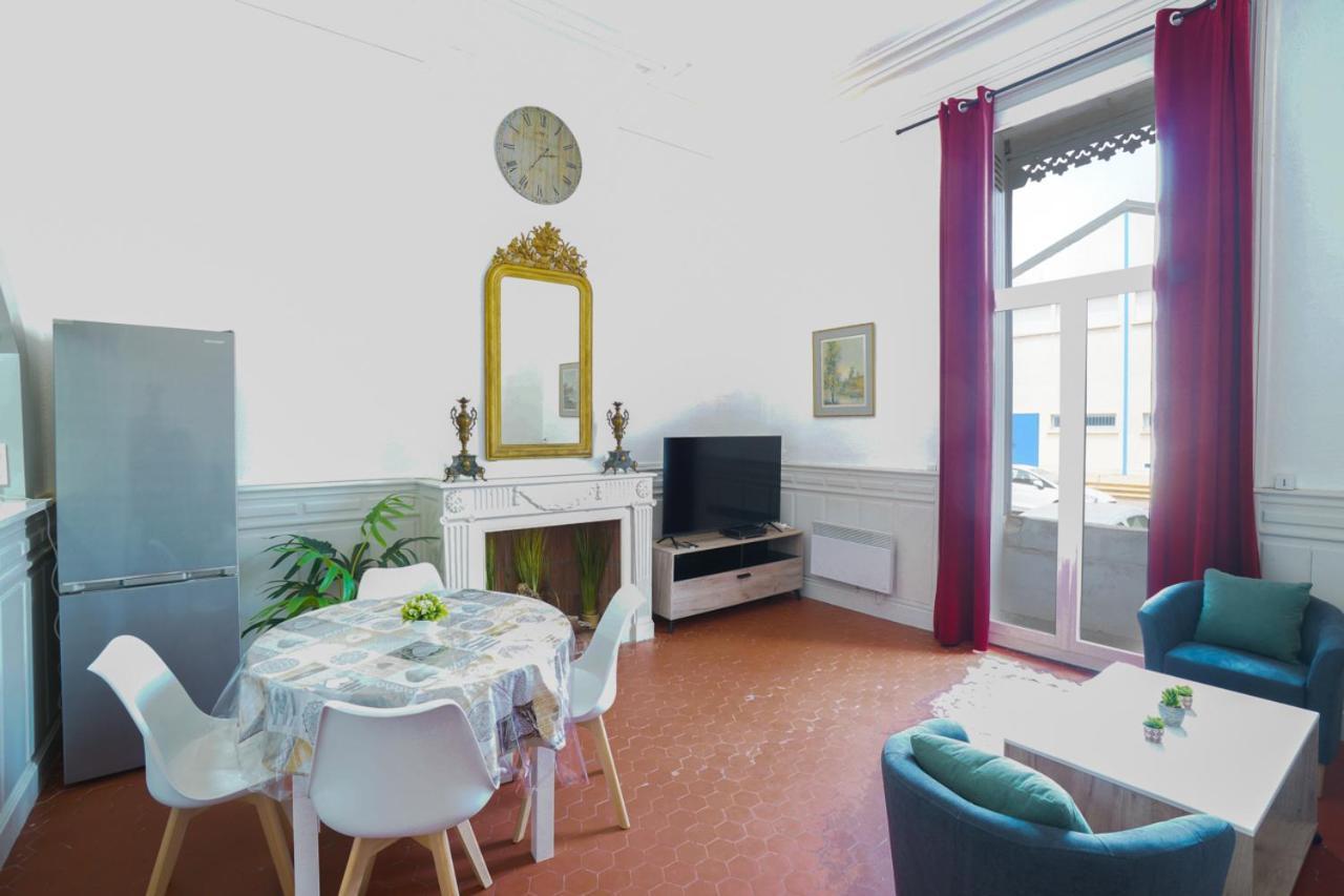 Appartement Du Forum,La Gare, 50 M2 , Climatisation, Garage, Cour Narbonne Exterior photo